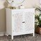Baxton Studio Yelena Classic and Traditional White Finished Wood 2-Door Storage Cabinet 236-13335-ZORO - alternate 5